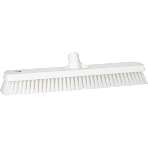 Brosse &agrave; r&eacute;curer pour planchers et murs, Crins Ferme, 19", Polyester, Blanc D. Morneault & Fils