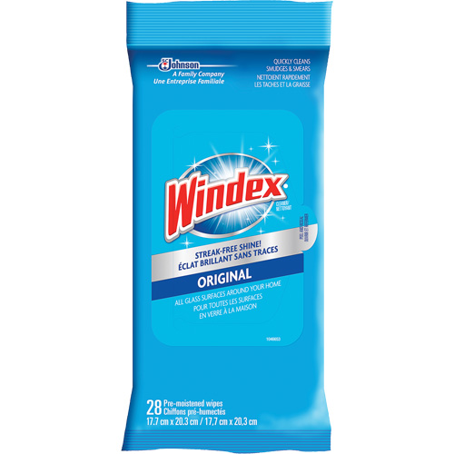 Windex&reg; Glass & Surface Wipes, Packets D. Morneault & Fils