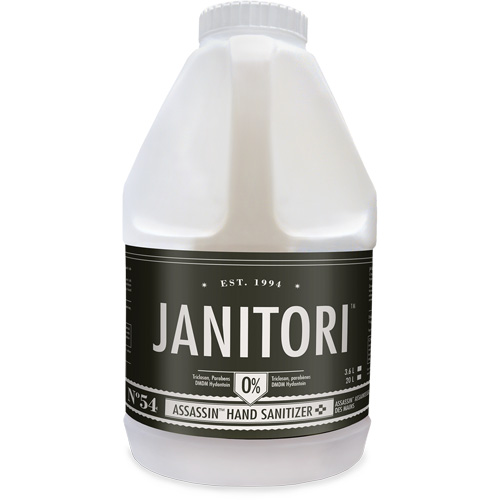 54 Assassin Hand Sanitizer , 4000 ml, Jug, 70% Alcohol D. Morneault & Fils