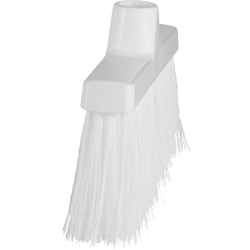 Balai oblique ColorCore, Crins Moyen, 10", Polypropyl&egrave;ne, Blanc D. Morneault & Fils