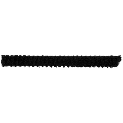 ColorCore Push Broom, Fine Bristles, 24", Polypropylene, Black D. Morneault & Fils