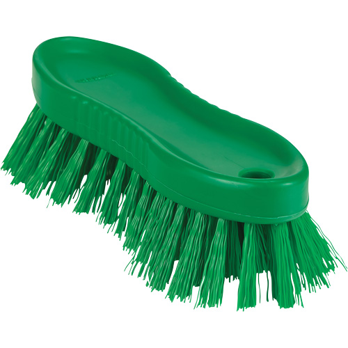 Brosse &agrave; main ColorCore, Soies Ferme, Longueur de 6", Vert D. Morneault & Fils