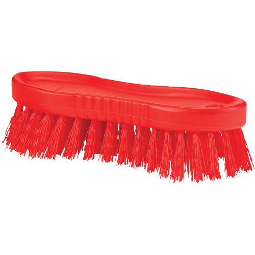 ColorCore Hand Brush, Stiff Bristles, 6" Long, Red D. Morneault & Fils