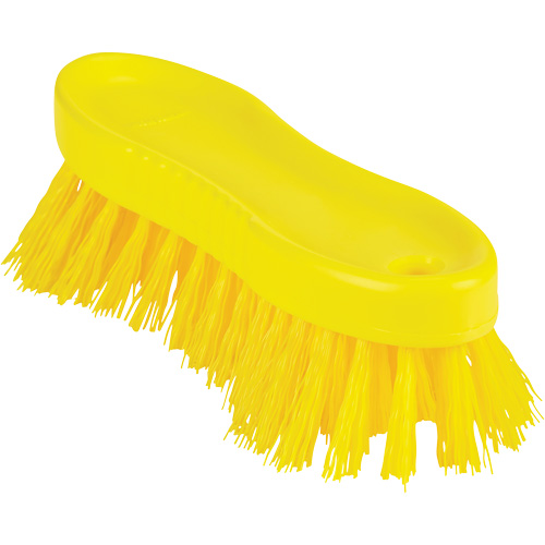 ColorCore Hand Brush, Stiff Bristles, 6" Long, Yellow D. Morneault & Fils