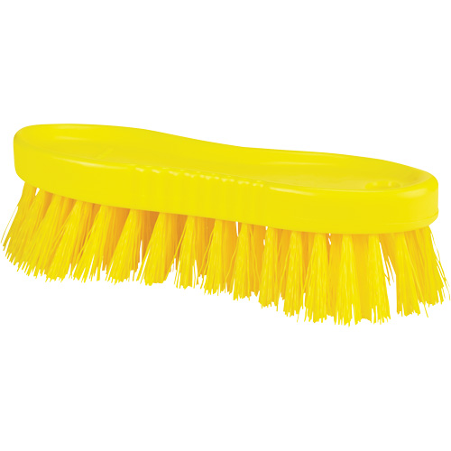 ColorCore Hand Brush, Stiff Bristles, 6" Long, Yellow D. Morneault & Fils