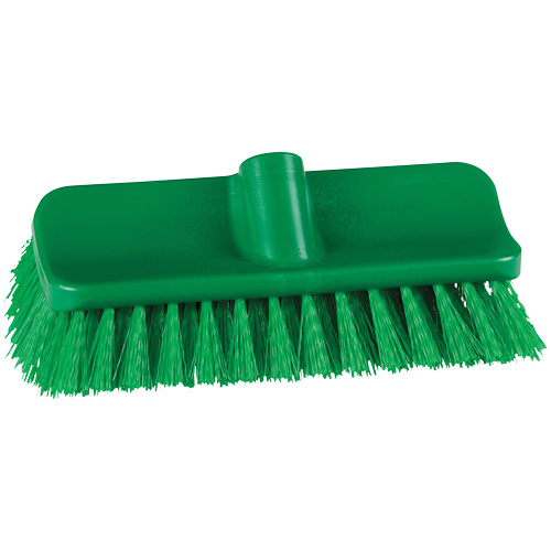 Brosse &agrave; angle double ColorCore pour surfaces hautes et basses, Soies Ferme, Longueur de 10", Vert D. Morneault & Fils