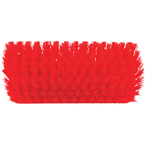 Brosse &agrave; angle double ColorCore pour surfaces hautes et basses, Soies Ferme, Longueur de 10", Rouge D. Morneault & Fils