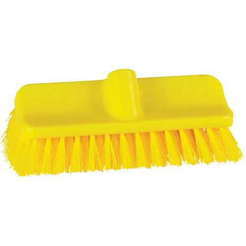 Brosse &agrave; angle double ColorCore pour surfaces hautes et basses, Soies Ferme, Longueur de 10", Jaune D. Morneault & Fils