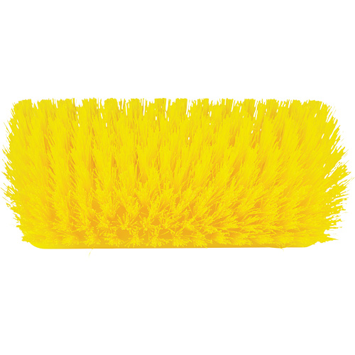 Brosse &agrave; angle double ColorCore pour surfaces hautes et basses, Soies Ferme, Longueur de 10", Jaune D. Morneault & Fils