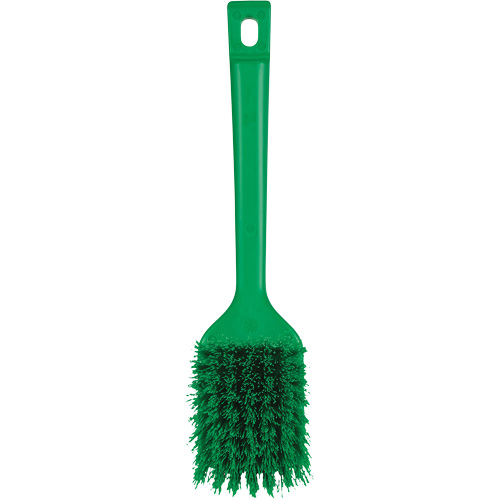 Brosse &agrave; manche court ColorCore, Soies Ferme, Longueur de 12", Vert D. Morneault & Fils