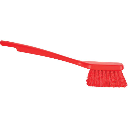 Brosse &agrave; manche court ColorCore, Soies Ferme, Longueur de 12", Rouge D. Morneault & Fils