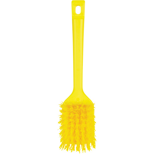 Brosse &agrave; manche court ColorCore, Soies Ferme, Longueur de 12", Jaune D. Morneault & Fils