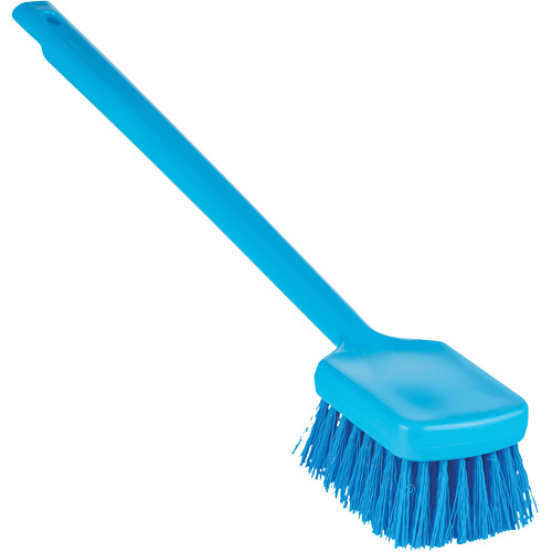 Brosse &agrave; manche long ColorCore, Soies Ferme, Longueur de 20", Bleu D. Morneault & Fils