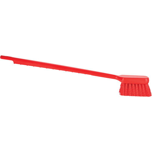 Brosse &agrave; manche long ColorCore, Soies Ferme, Longueur de 20", Rouge D. Morneault & Fils