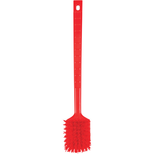 Brosse &agrave; manche long ColorCore, Soies Ferme, Longueur de 20", Rouge D. Morneault & Fils