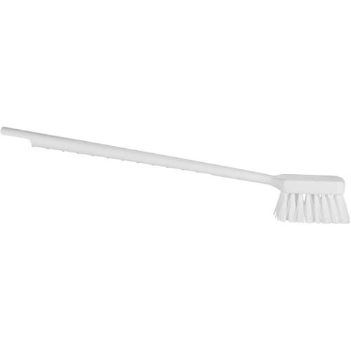 Brosse &agrave; manche long ColorCore, Soies Ferme, Longueur de 20", Blanc D. Morneault & Fils