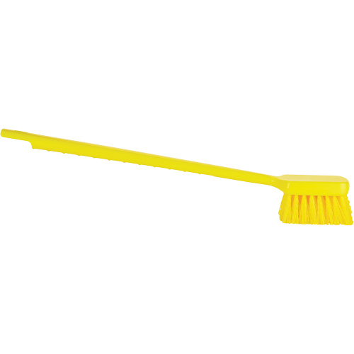 Brosse &agrave; manche long ColorCore, Soies Ferme, Longueur de 20", Jaune D. Morneault & Fils