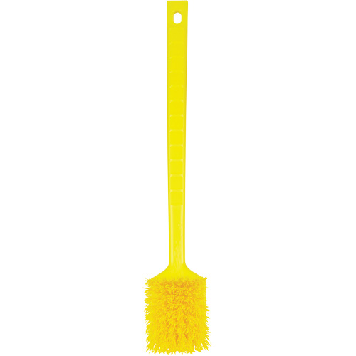 Brosse &agrave; manche long ColorCore, Soies Ferme, Longueur de 20", Jaune D. Morneault & Fils