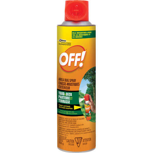 OFF! Area Bug Spray, DEET Free, Aerosol, 350 g D. Morneault & Fils