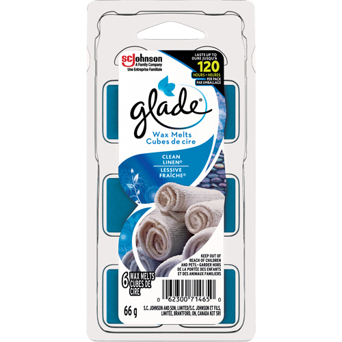 Cubes de cire parfum&eacute;e Glade, Lessive fraîche  D. Morneault & Fils