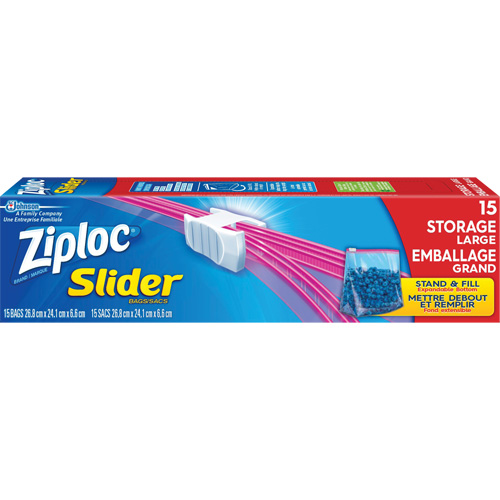Ziploc&reg; Slider Freezer Bags D. Morneault & Fils