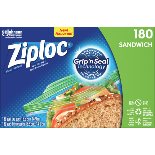 Sacs &agrave; sandwichs Ziploc D. Morneault & Fils