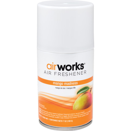 AirWorks&reg; Metered Air Fresheners, Mango Madness, Aerosol Can D. Morneault & Fils