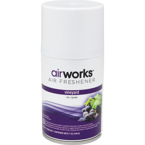 AirWorks&reg; Metered Air Fresheners, Vineyard, Aerosol Can D. Morneault & Fils