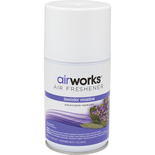 AirWorks&reg; Metered Air Fresheners, Lavender Meadow, Aerosol Can D. Morneault & Fils