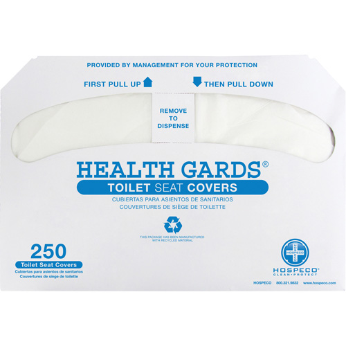 Health Gards&reg; Half-Fold Toilet Seat Covers D. Morneault & Fils