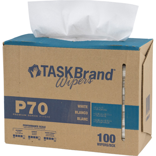 Chiffons de premi&egrave;re qualit&eacute; P70 TaskBrand, Robuste, 16-3/4" lo x 8-1/4" la D. Morneault & Fils