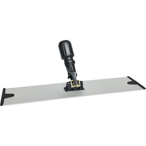 Microfiber Hook & Loop Dust Mop Frame, 18", Aluminum D. Morneault & Fils