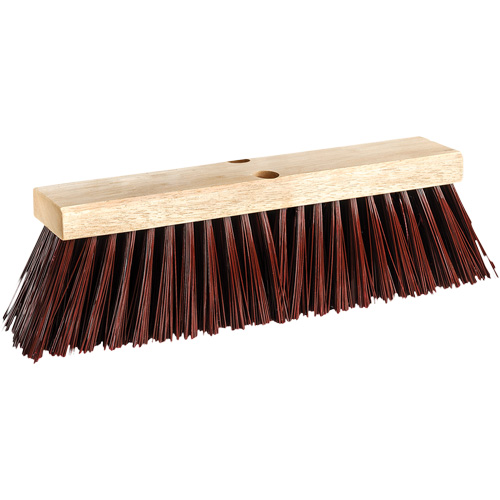 Balai-brosse de rue, 14", Extra-ferme, Soies Polypropyl&egrave;ne D. Morneault & Fils