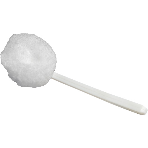 Bowl Swab Cleaning Brush, 12" L, Acrylic Bristles, White D. Morneault & Fils