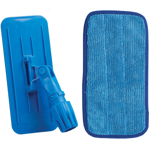Vadrouille & cadre pour le nettoyage mural, Microfibre, 11" lo x 10" la D. Morneault & Fils