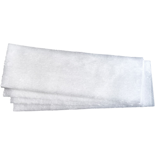 Static Attack Mop Sheets, Polyethylene, White D. Morneault & Fils