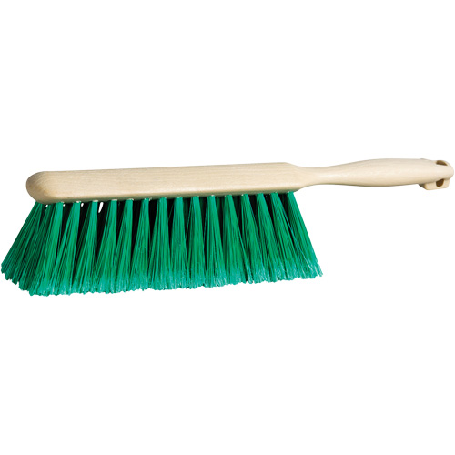 Counter Brush, 12-3/4" L, Polypropylene Bristles, Green D. Morneault & Fils