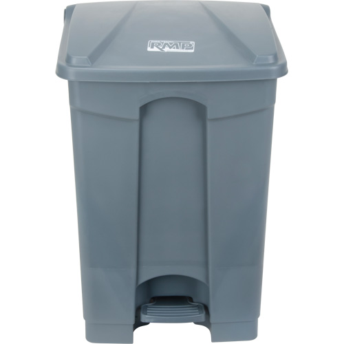Poubelle &agrave; p&eacute;dale, Plastique, Capacit&eacute; 12 gal. US D. Morneault & Fils