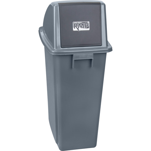 Garbage Can, Plastic, 15 US gal. D. Morneault & Fils