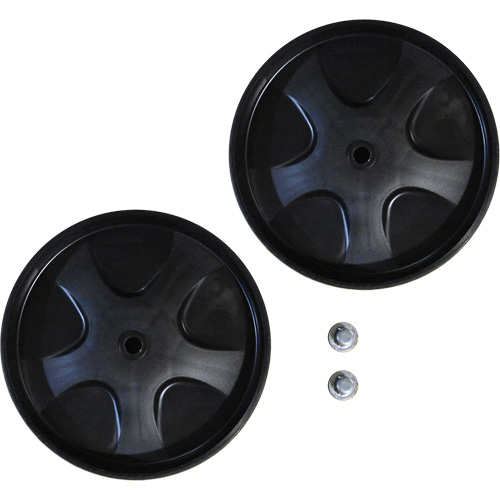 Replacement Wheels & Push Caps for Waste Dolly D. Morneault & Fils