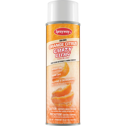 Orange Citrus Crazy Clean, 19 fl. oz., Aerosol Can D. Morneault & Fils