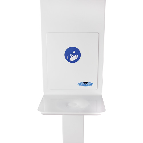 Support universel pour distributeur de d&eacute;sinfectant pour les mains D. Morneault & Fils