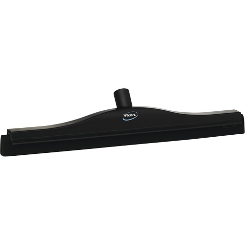 Fixed Head Food Hygiene Floor Squeegee, 20", Black D. Morneault & Fils
