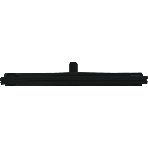 Fixed Head Food Hygiene Floor Squeegee, 20", Black D. Morneault & Fils