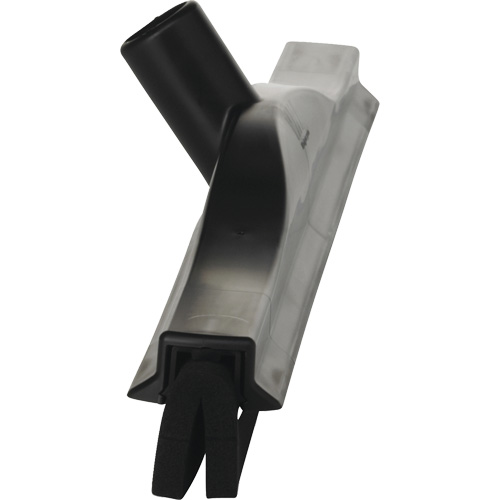 Fixed Head Food Hygiene Floor Squeegee, 20", Black D. Morneault & Fils