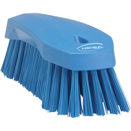 Grande brosse &agrave; main oblique, Soies Ferme, Longueur de 8", Bleu D. Morneault & Fils