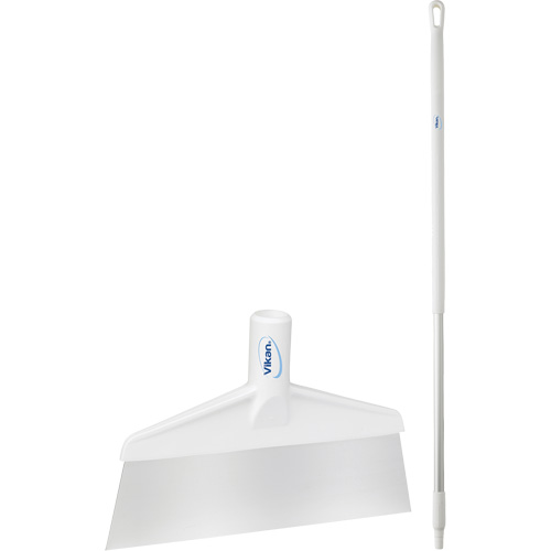 Floor Scraper with Handle, White, 9-3/5" W x 55-9/10" L D. Morneault & Fils
