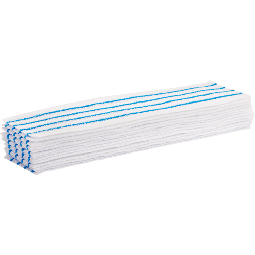 Disposable Mop Pad, Hook and Loop Style, Microfibre, 18" L x 4" W D. Morneault & Fils