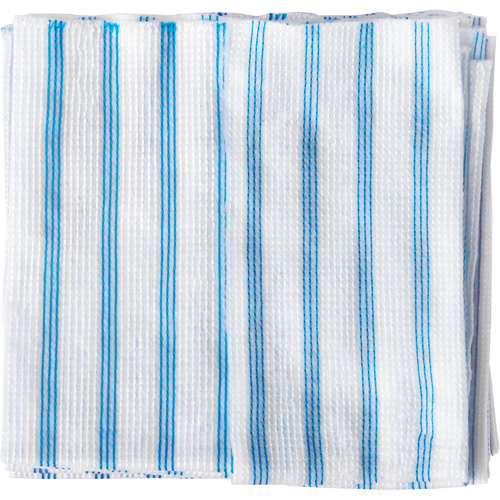 Disposable Single-Use Cloths, Microfibre, Blue/White D. Morneault & Fils