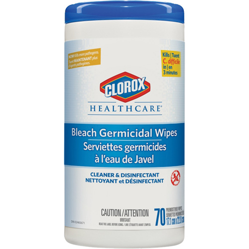 Healthcare&reg; Disinfecting Bleach Wipes, 70 Count D. Morneault & Fils